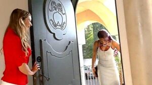 A black coquette allowed the girl to lick her pussy